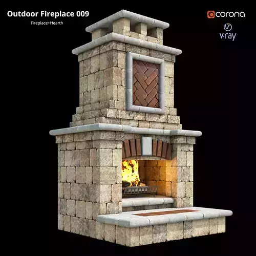 Outdoor Fireplace 009