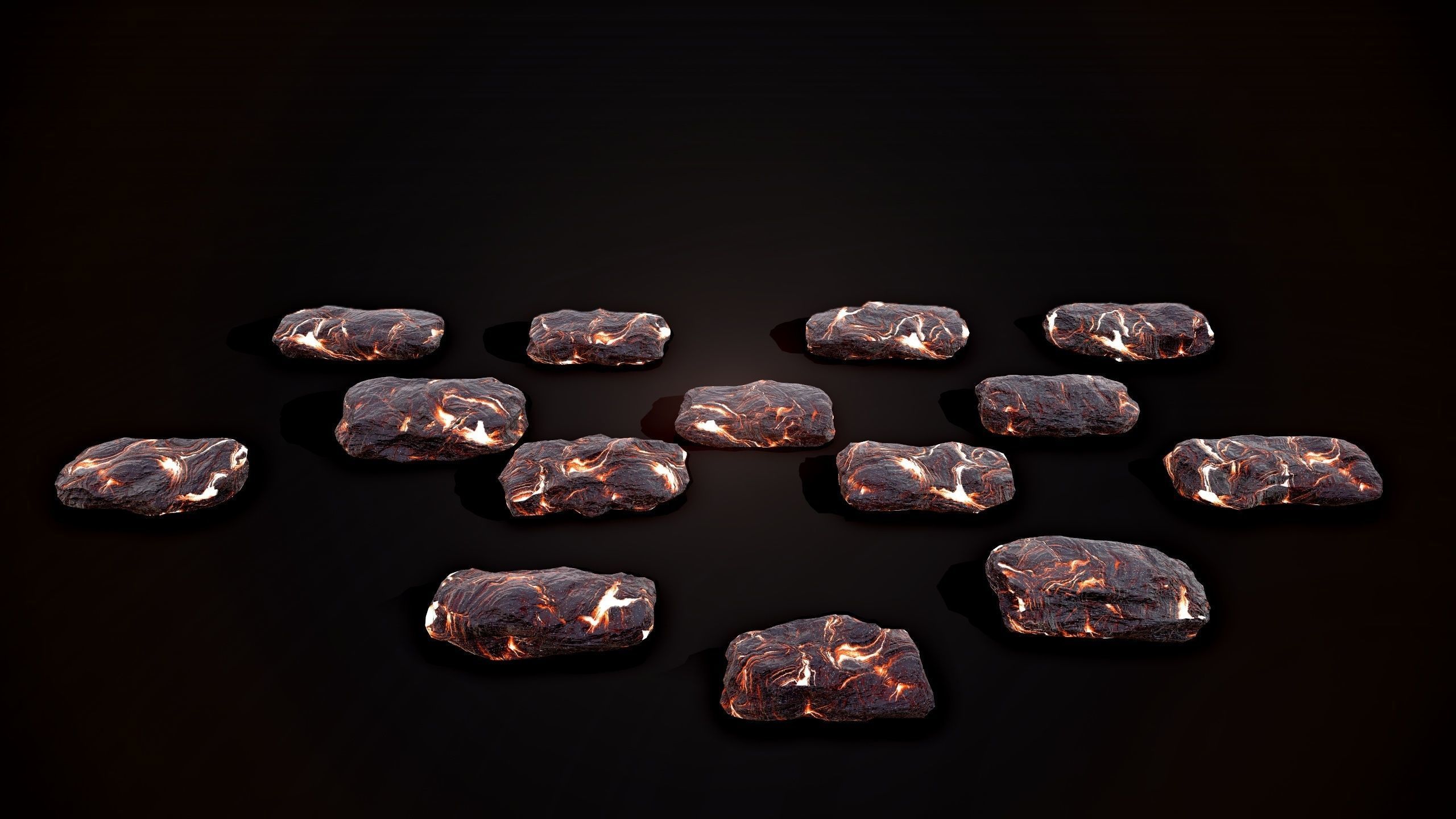 Stones pack Vol 1 Low-poly 3D model_8