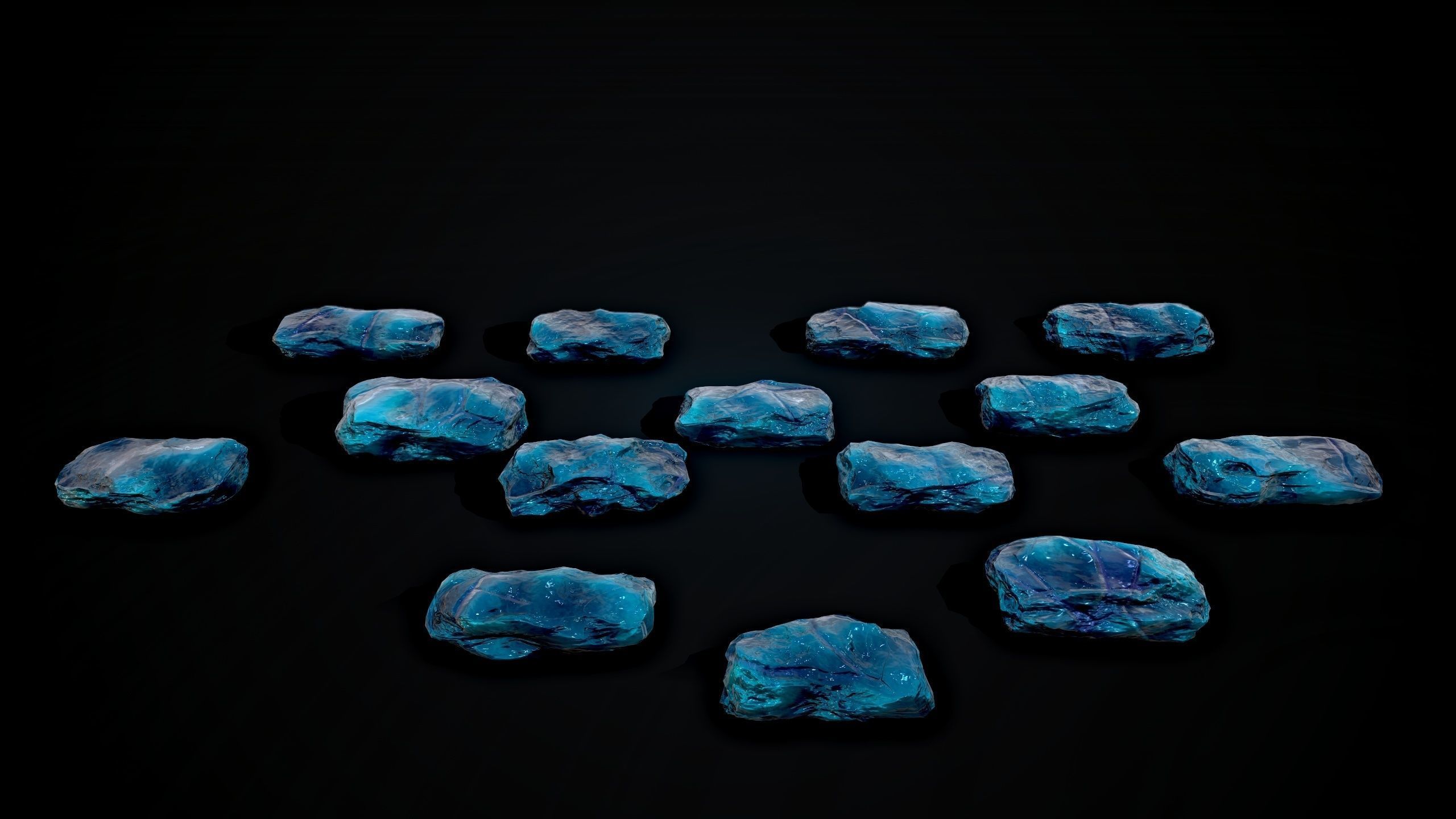 Stones pack Vol 1 Low-poly 3D model_10