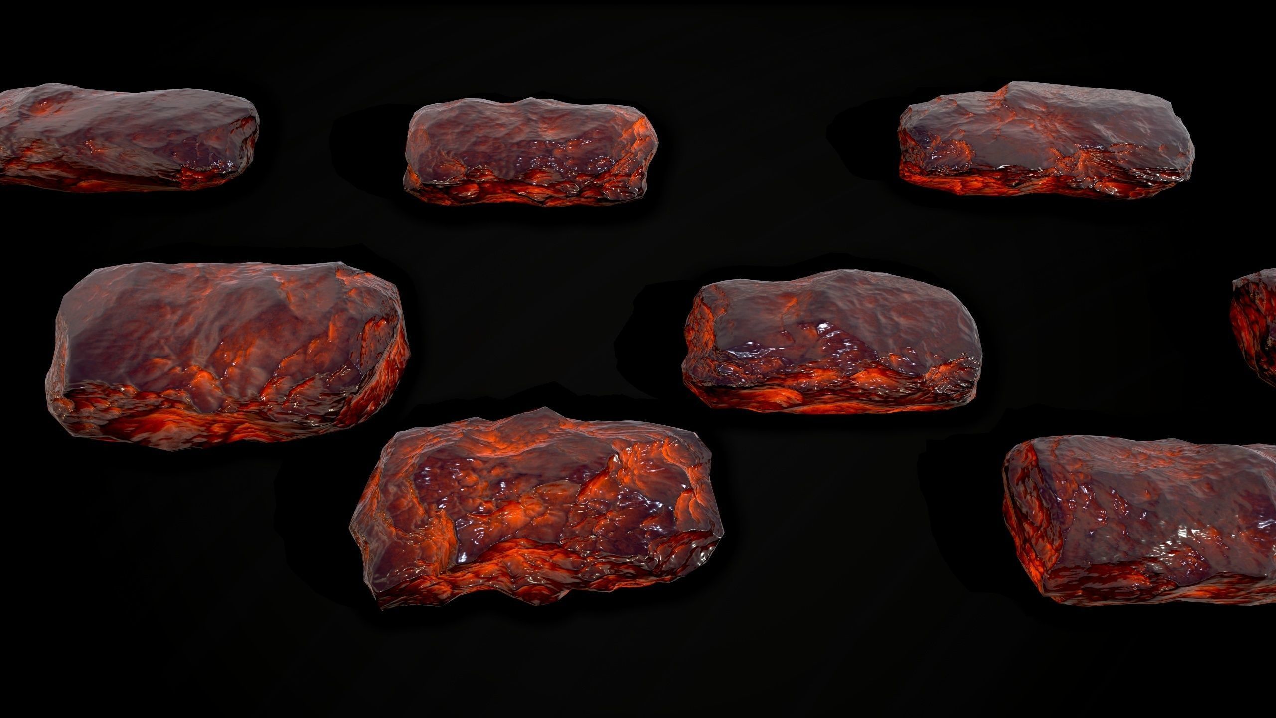 Stones pack Vol 1 Low-poly 3D model_19