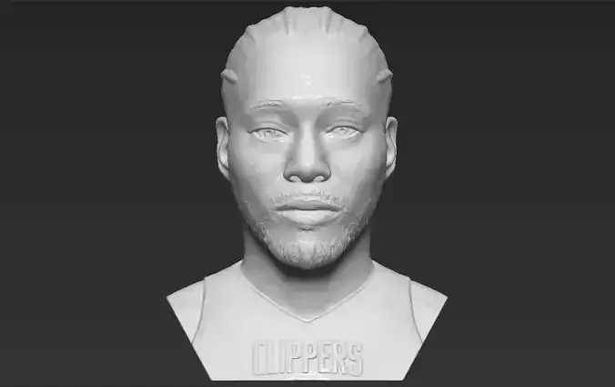 Kawhi Leonard bust 3D printing ready stl obj formats 3D print model