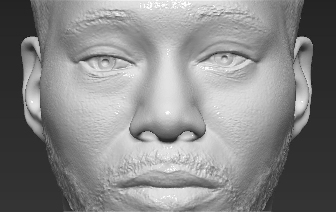 Kawhi Leonard bust 3D printing ready stl obj formats 3D print model_16