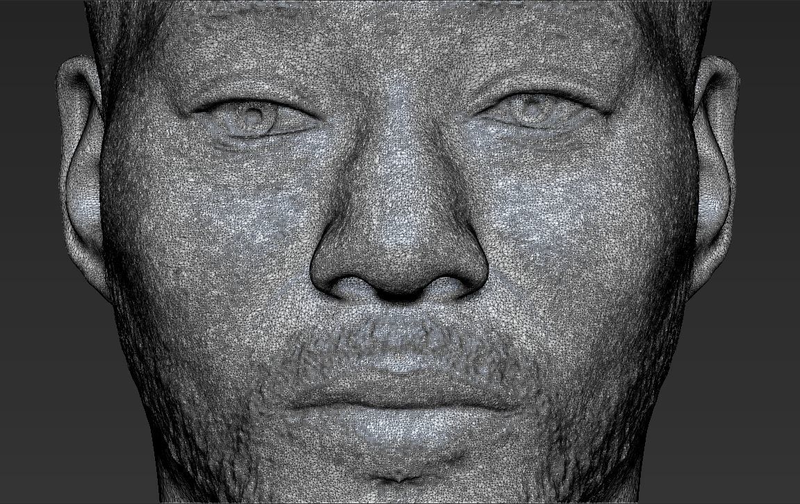 Kawhi Leonard bust 3D printing ready stl obj formats 3D print model_24