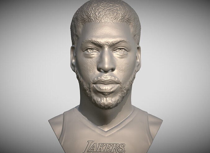 Anthony Davis bust 3D printing ready stl obj formats 3D print model