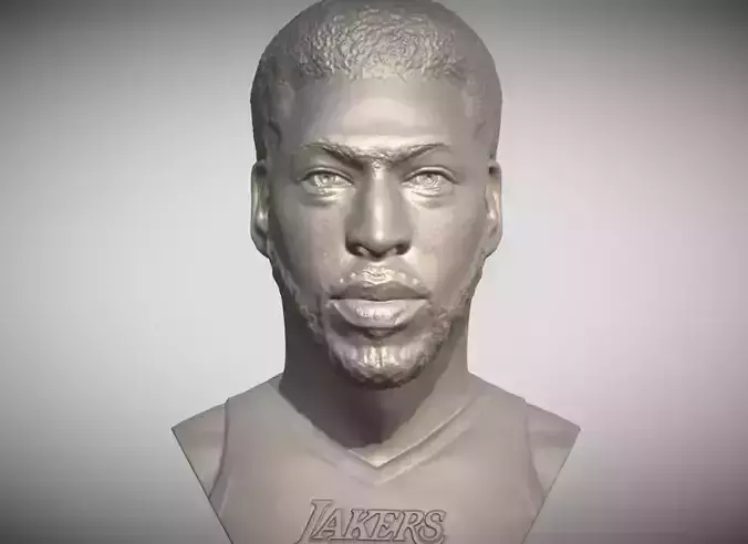 Anthony Davis bust 3D printing ready stl obj formats 3D print model