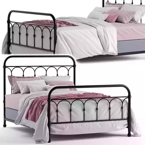 Mercer Casted Knot Metal Bed