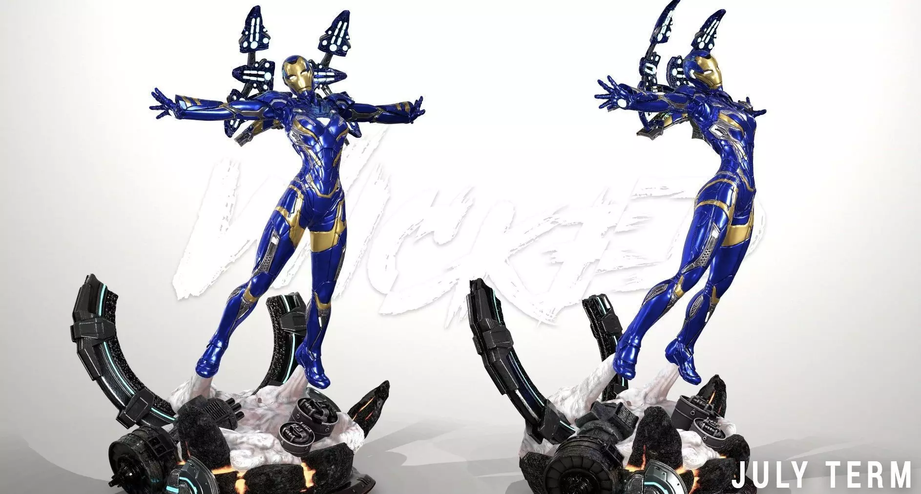 Wicked Marvel Avengers Rescue Pepper Pots 3d Sculpture 3D print model