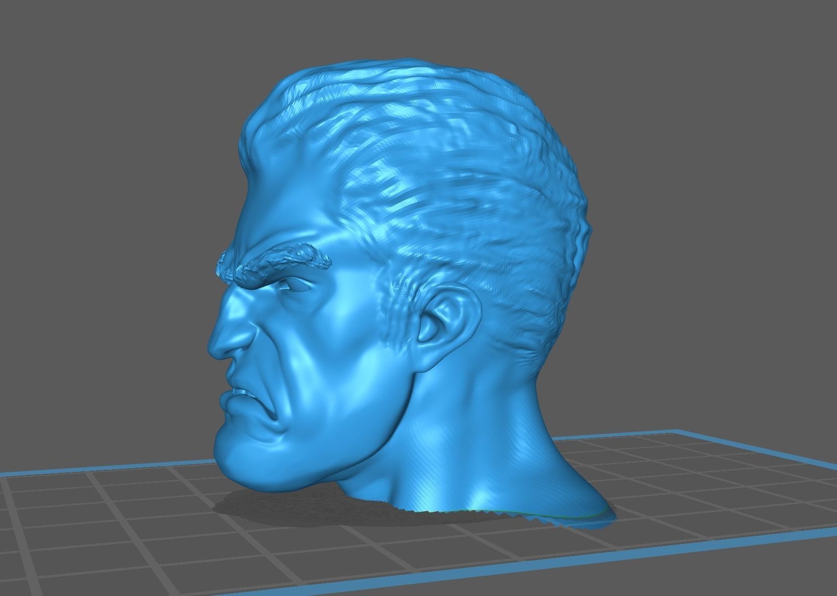 Punisher Head MCOC 3D print model_3