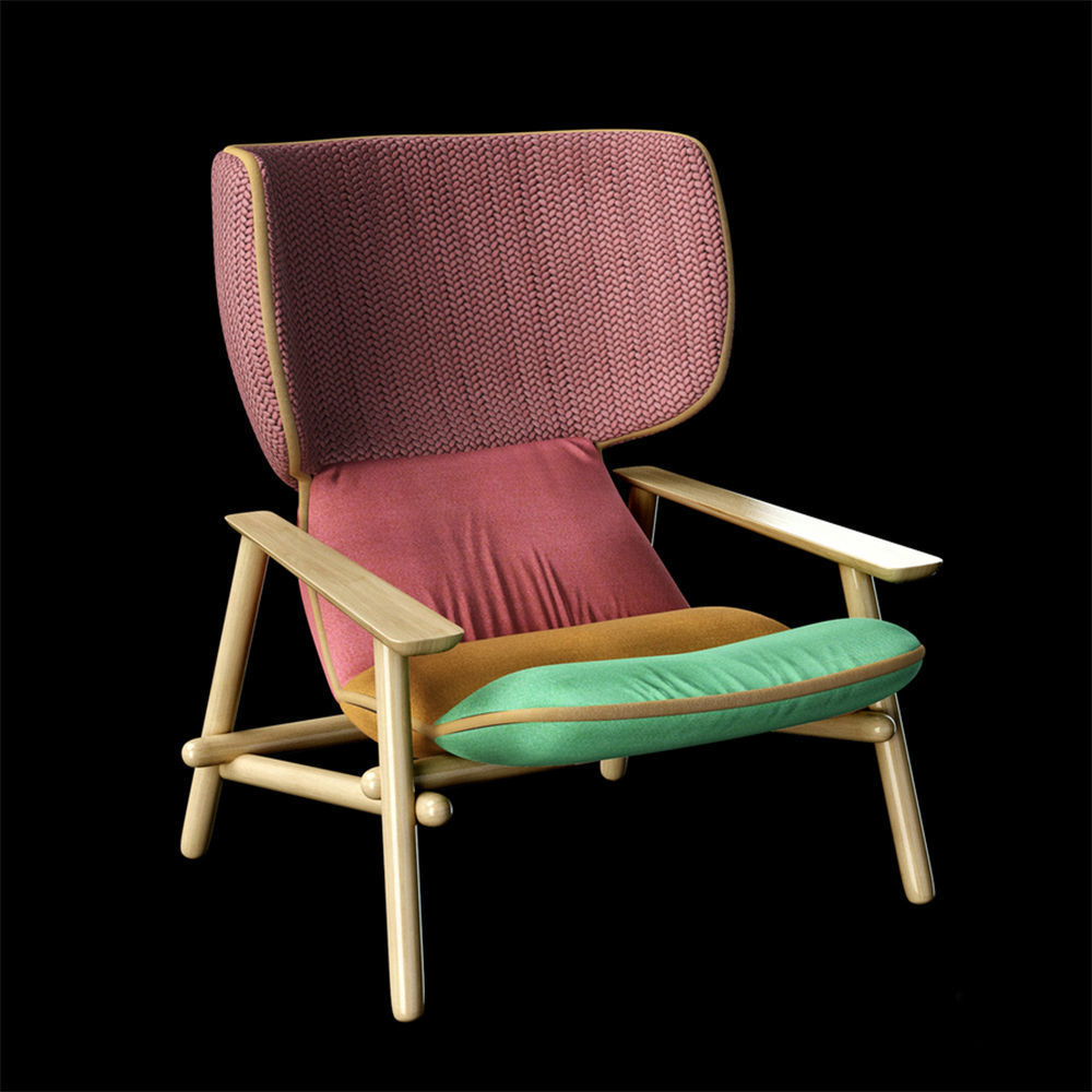 Lilo Wing Moroso armchair 3D model