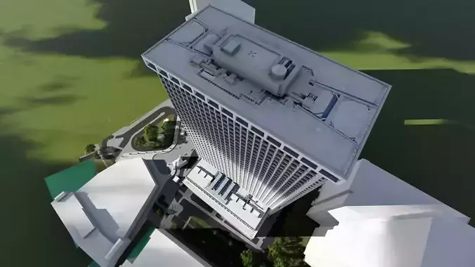 One New York Plaza NYC 3D model