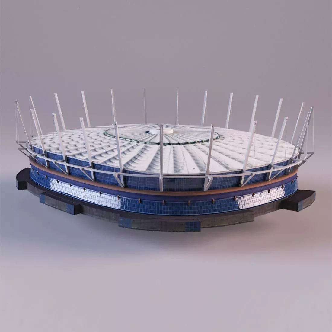 BC-Place Vancouver -  Stadium Low-poly 3D model_0