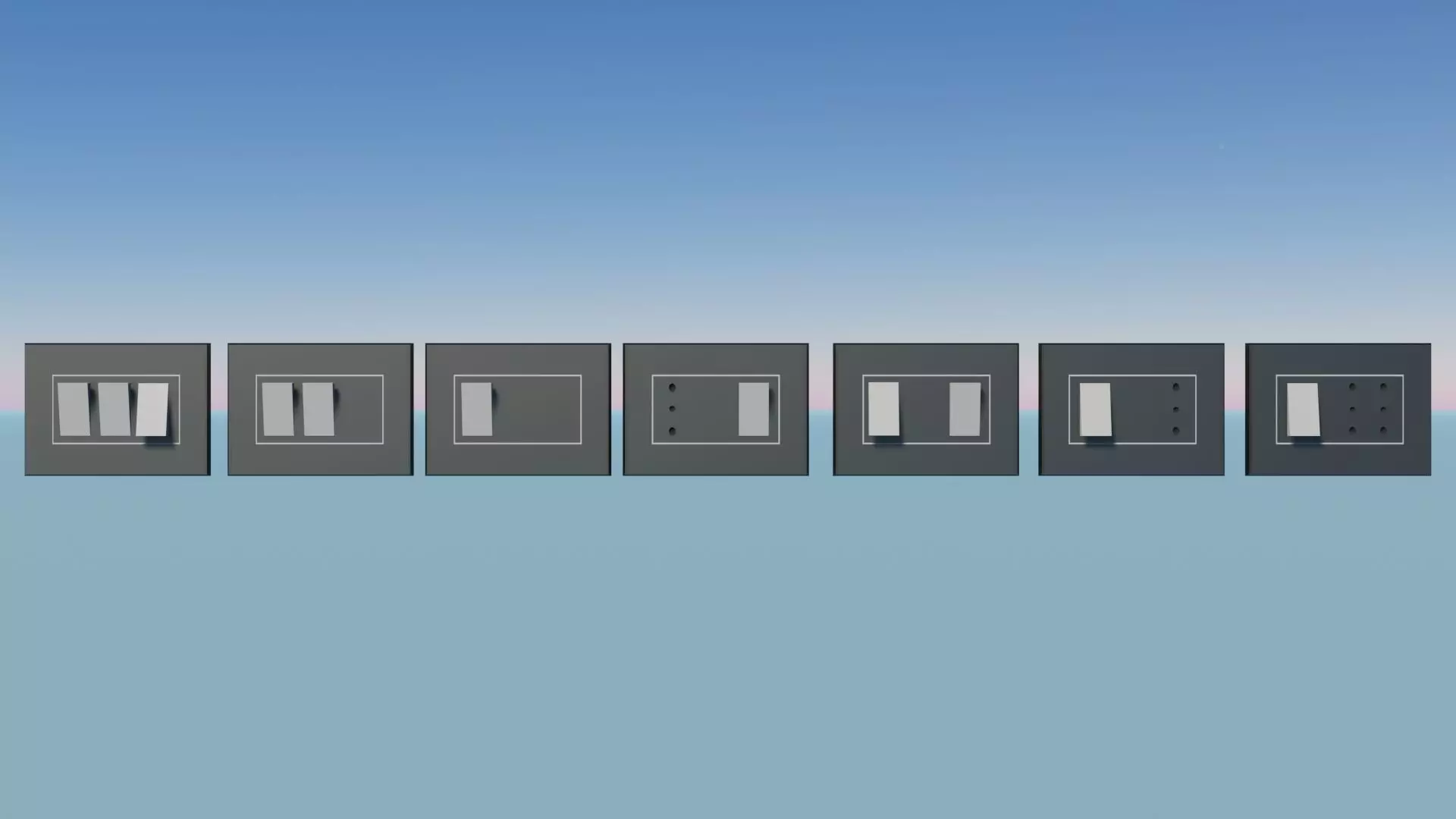 Electric Wall Socket Switch 3D models Low-poly 3D model_0