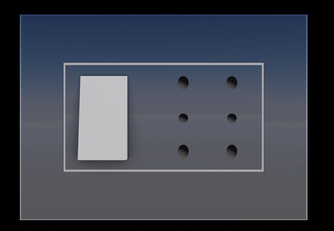 Electric Wall Socket Switch 3D models Low-poly 3D model_13