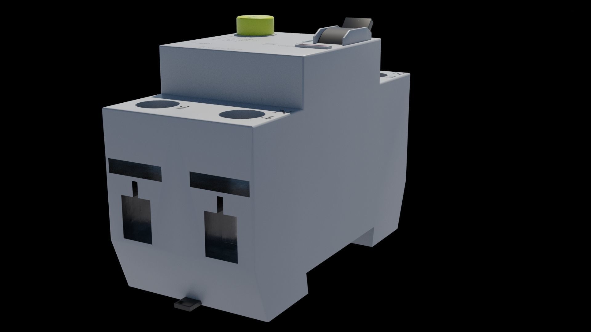 Cooling fan Differential switch Electric Wall 3D Model Collection_34