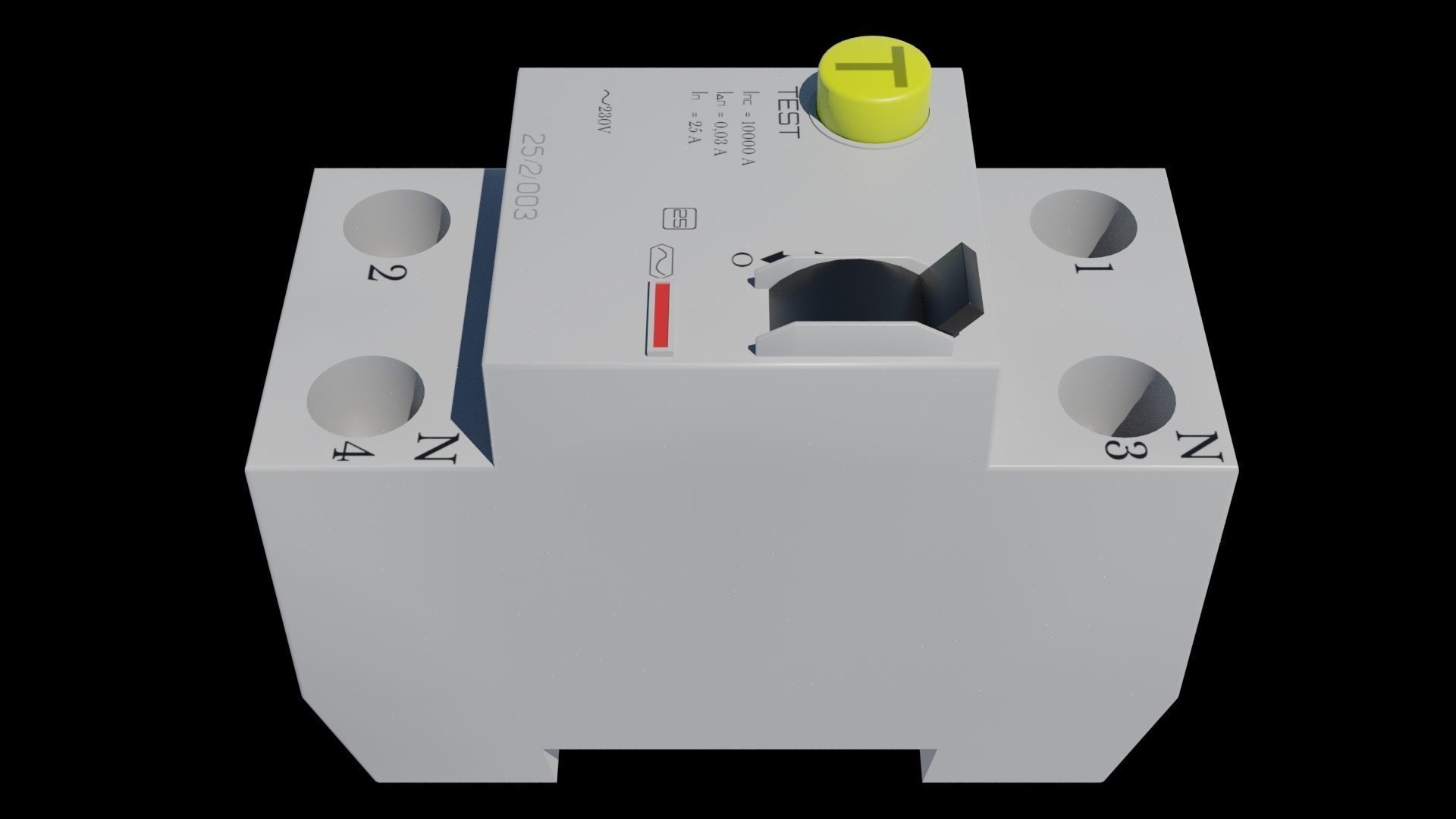 Cooling fan Differential switch Electric Wall 3D Model Collection_30