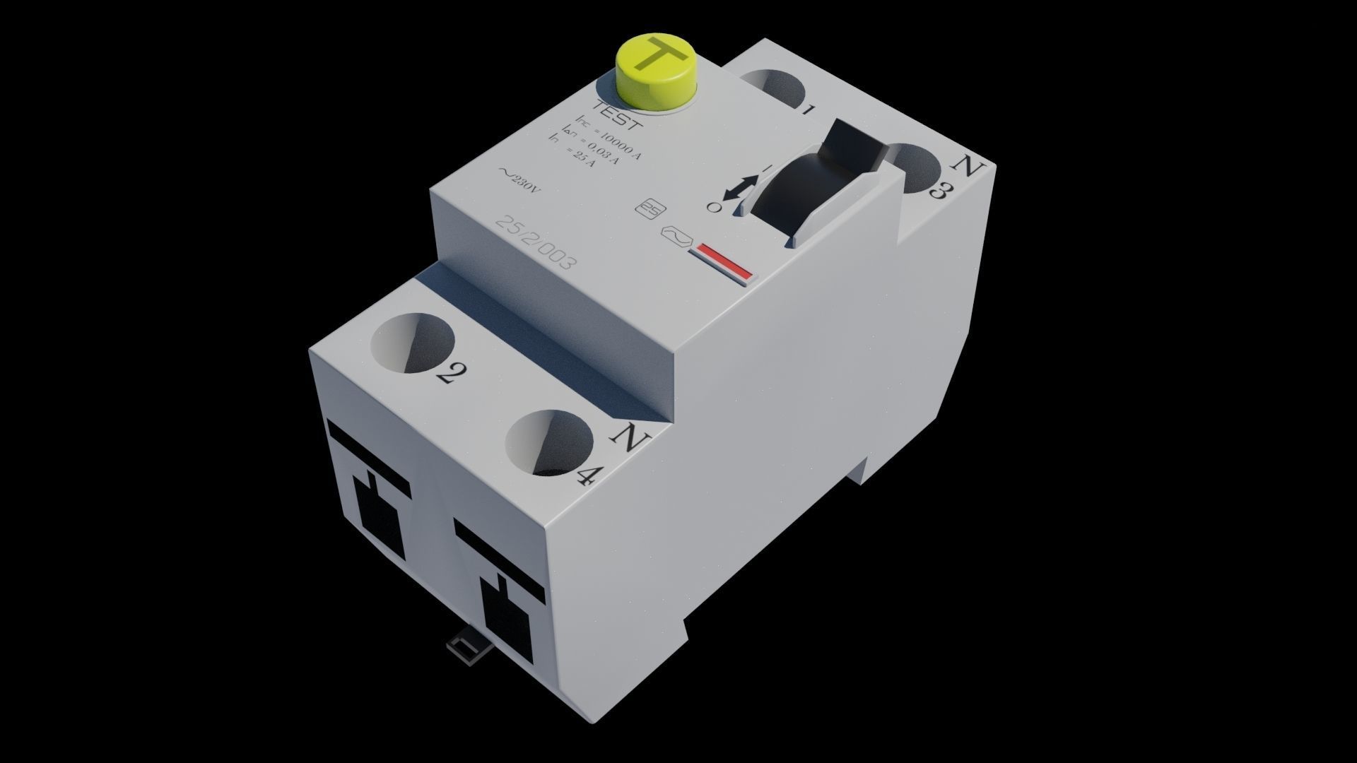 Cooling fan Differential switch Electric Wall 3D Model Collection_28