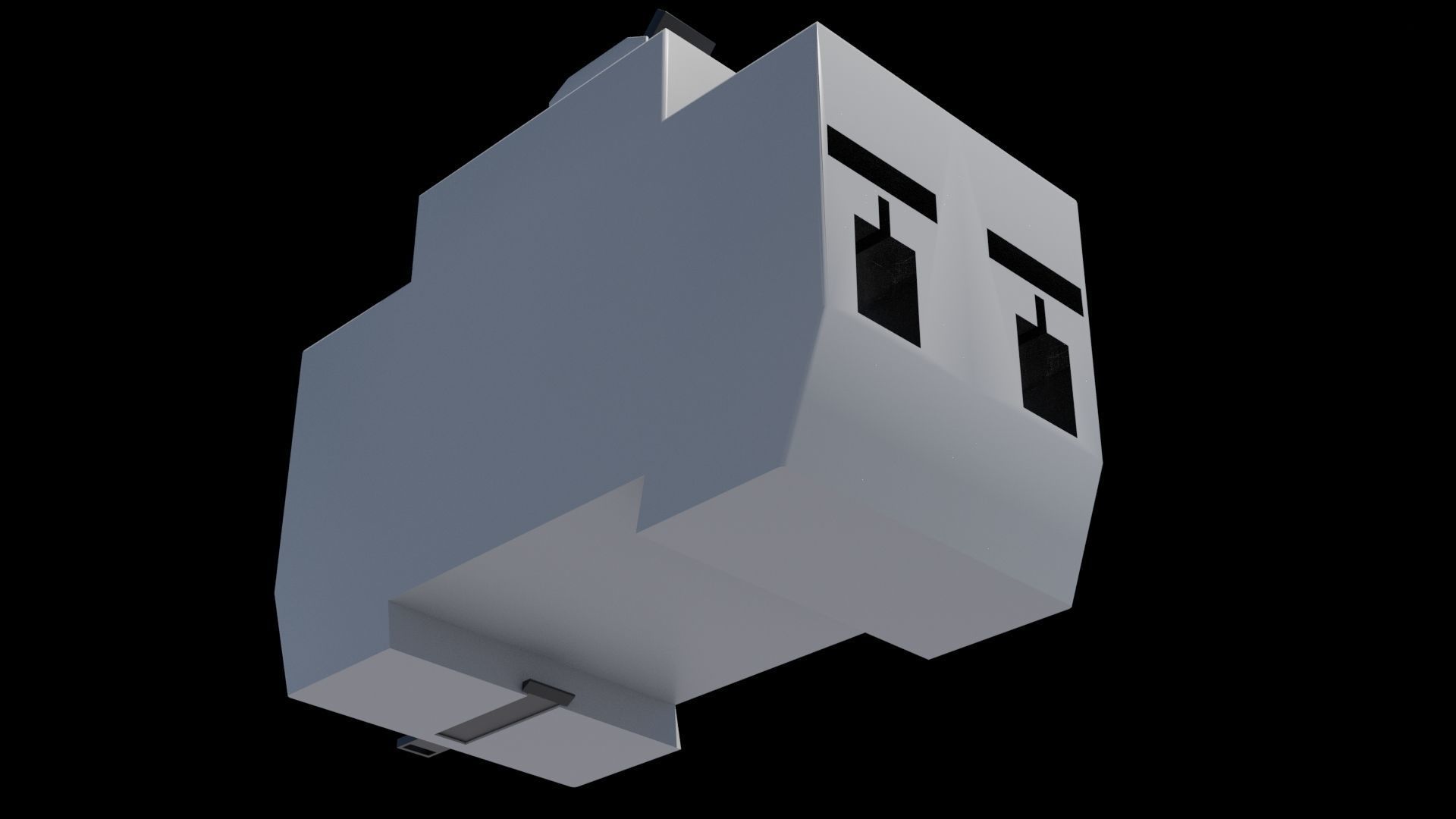 Cooling fan Differential switch Electric Wall 3D Model Collection_33