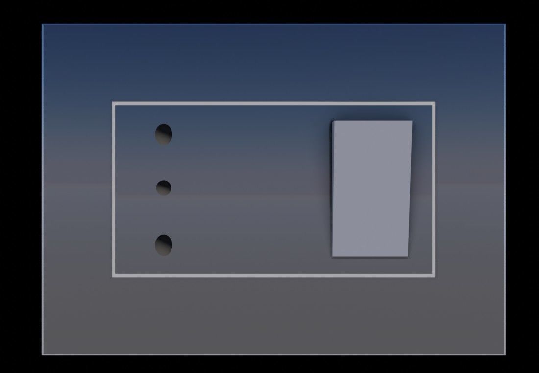 Cooling fan Differential switch Electric Wall 3D Model Collection_22