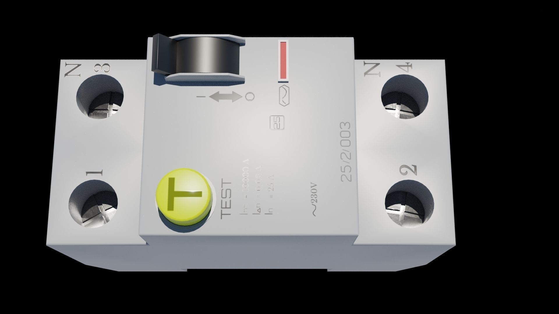 Cooling fan Differential switch Electric Wall 3D Model Collection_26