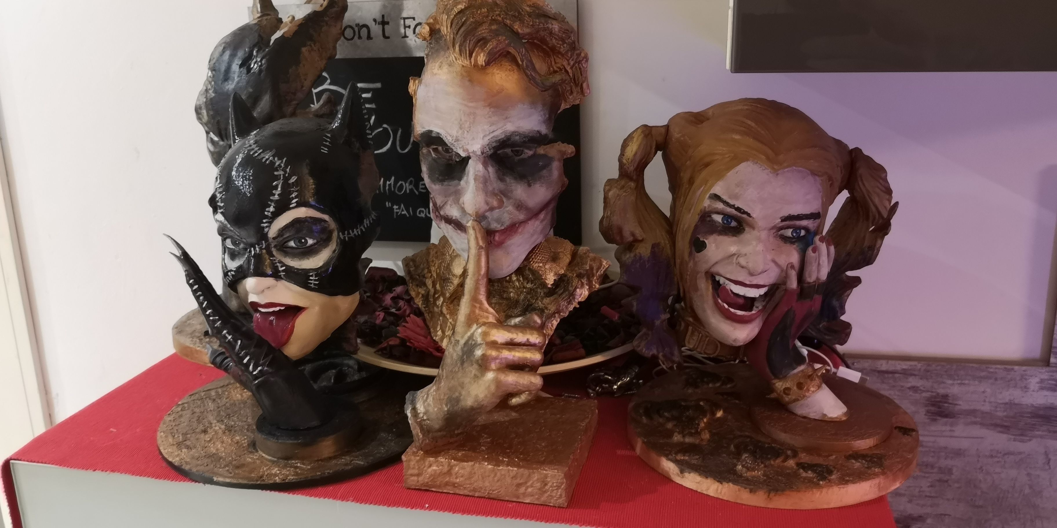 Batman Modern Art Sculpture 3D print model_2