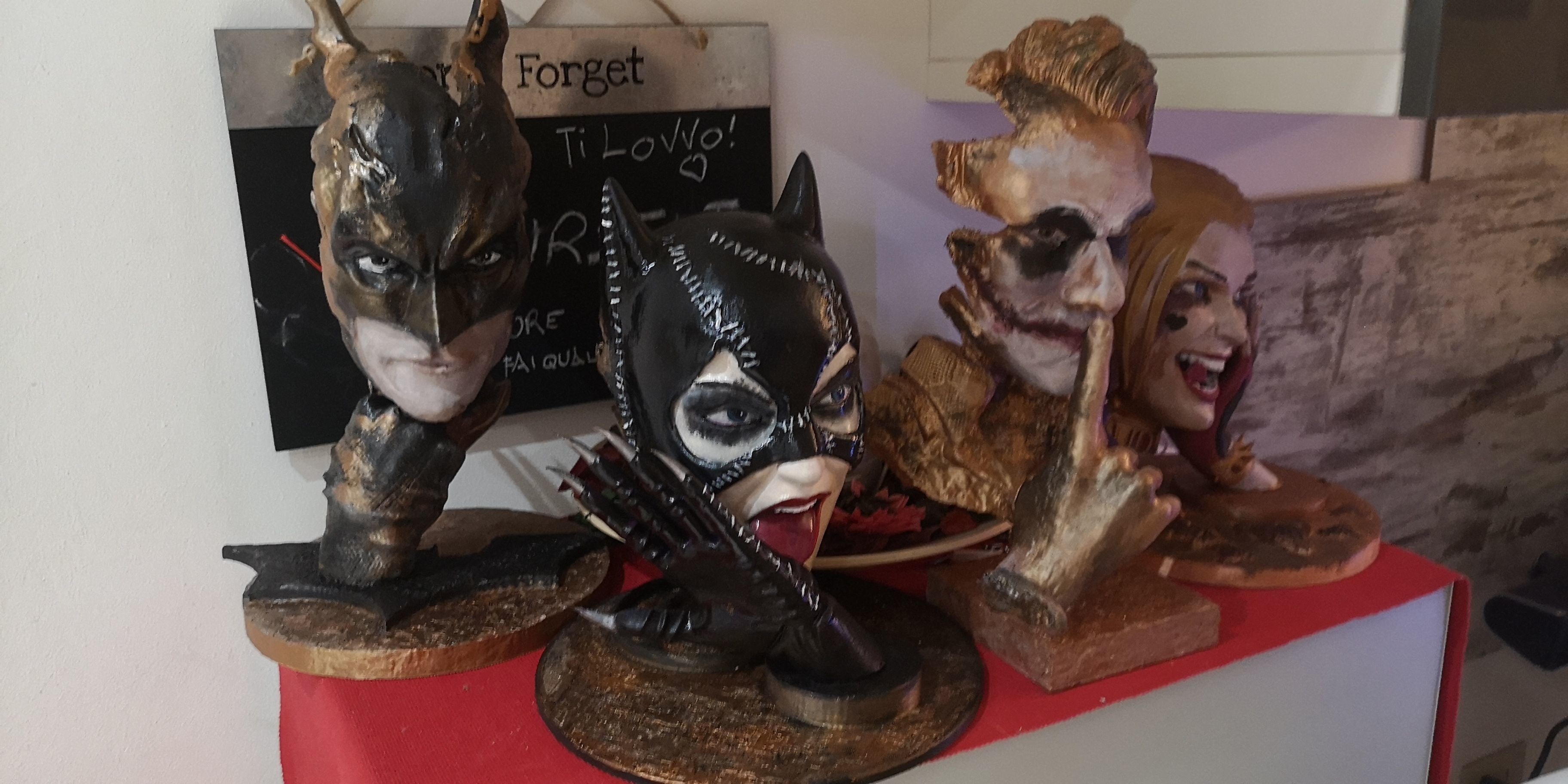 Batman Modern Art Sculpture 3D print model_3