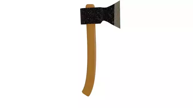 Low Poly-Wooden Axe