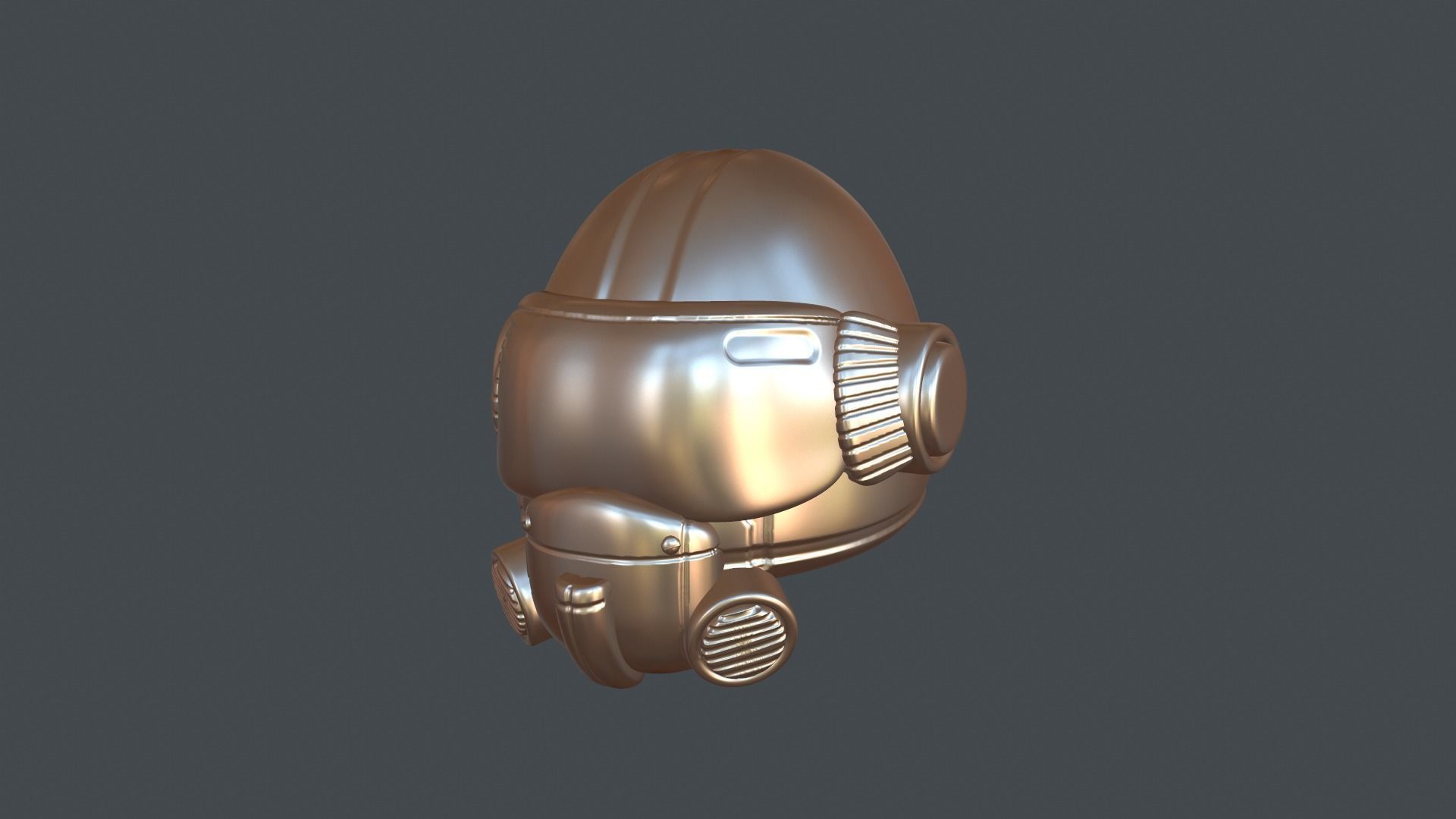 helmet high poly sculpt 3d printable 3D model 3D model_7