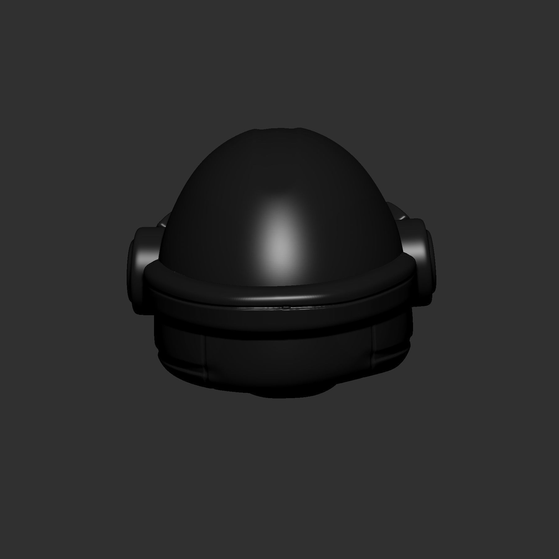 helmet high poly sculpt 3d printable 3D model 3D model_6