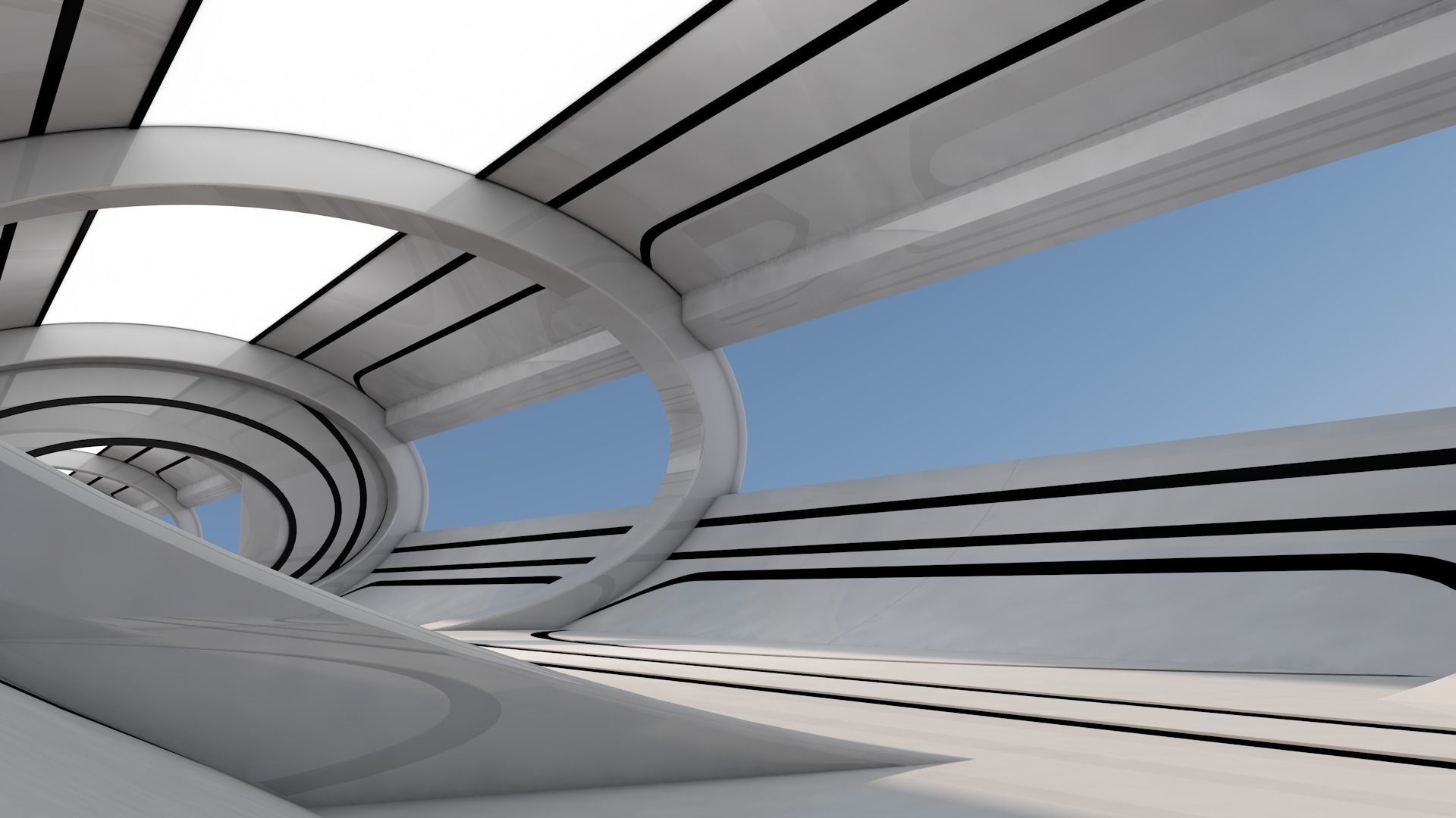 Sci Fi Interior 3D model_7