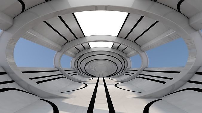 Sci Fi Interior 3D model