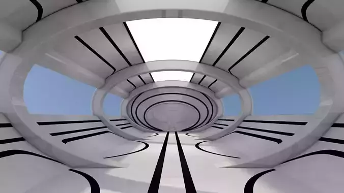 Sci Fi Interior 3D model
