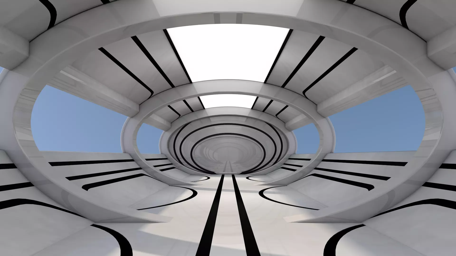 Sci Fi Interior 3D model_0