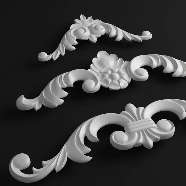 Gaudi decor 3D model_0
