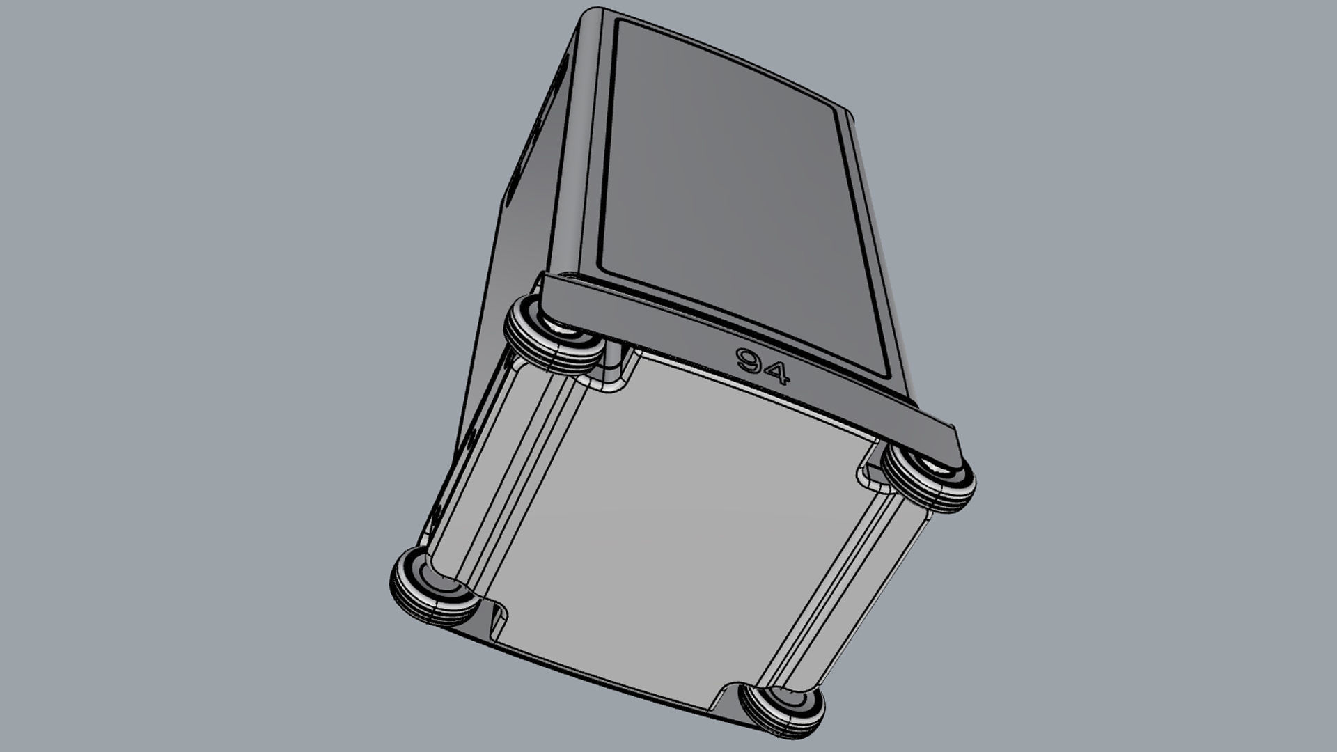 Generic Delivery Robot 01 7 Drawers 3D model_21