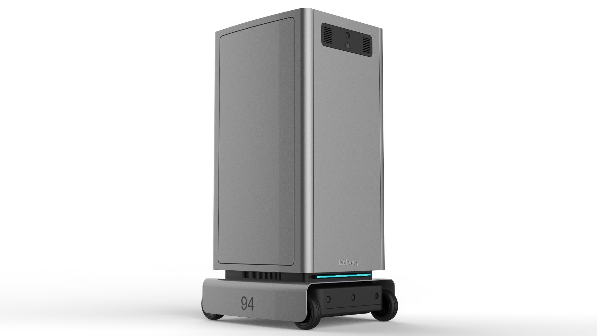 Generic Delivery Robot 01 7 Drawers 3D model_8