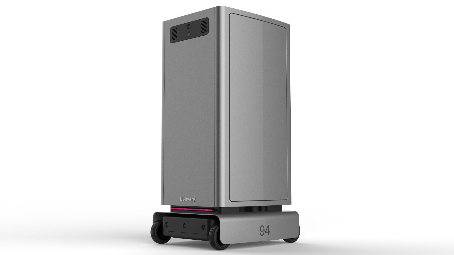 Generic Delivery Robot 01 7 Drawers 3D model_6