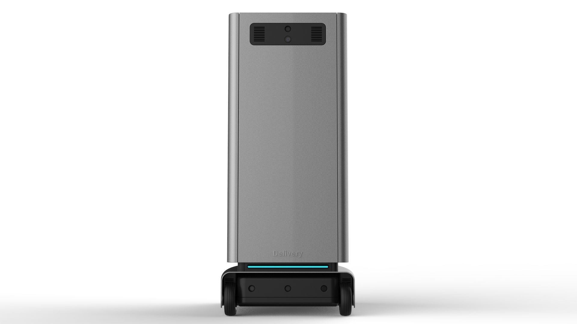 Generic Delivery Robot 01 7 Drawers 3D model_1