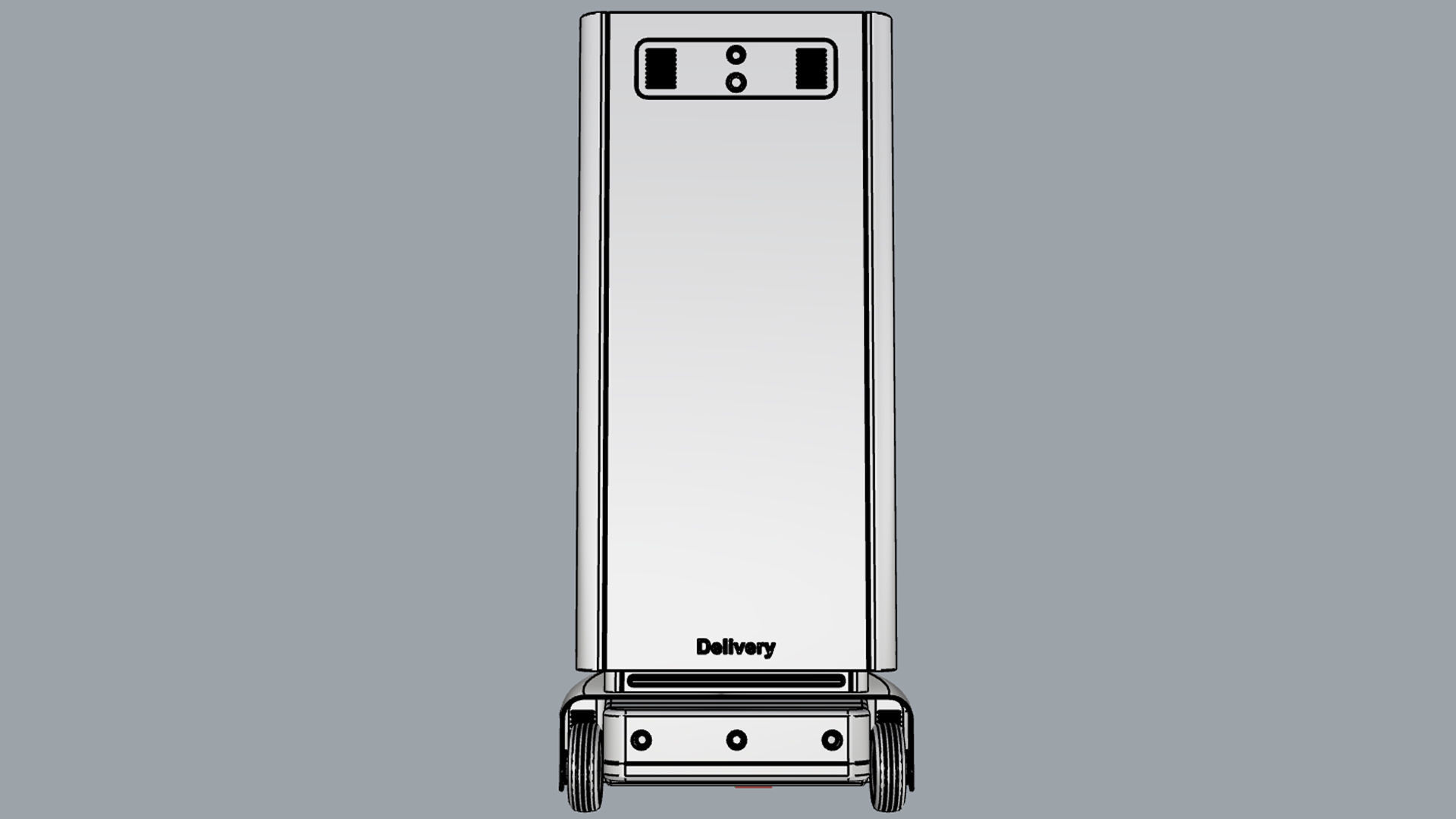 Generic Delivery Robot 01 7 Drawers 3D model_15