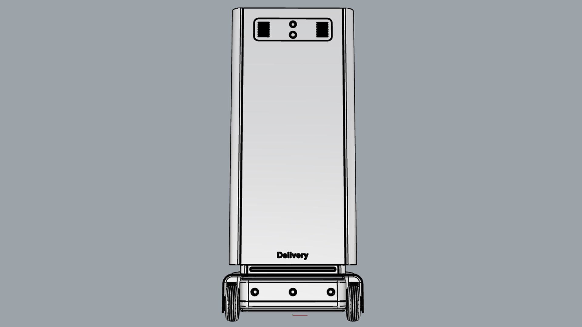 Generic Delivery Robot 01 7 Drawers 3D model_19