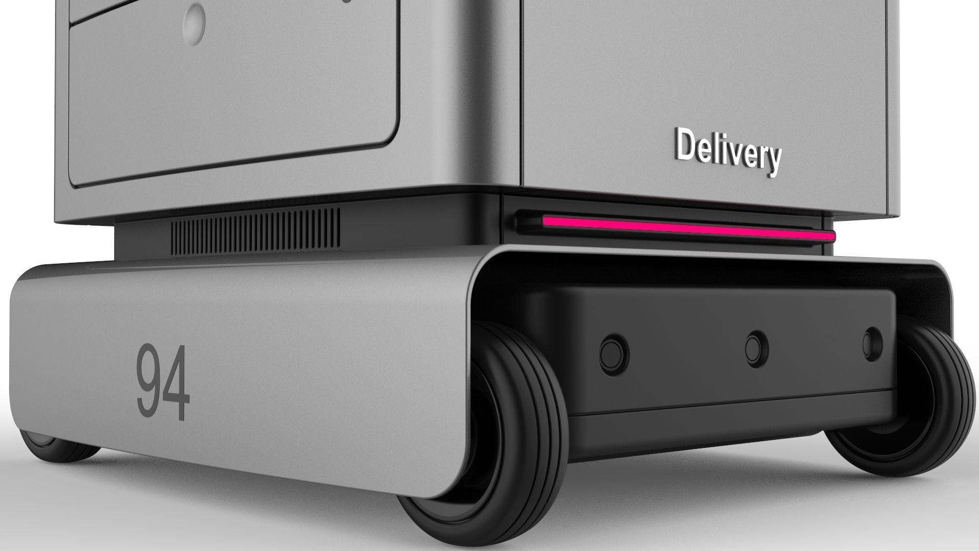 Generic Delivery Robot 01 7 Drawers 3D model_12