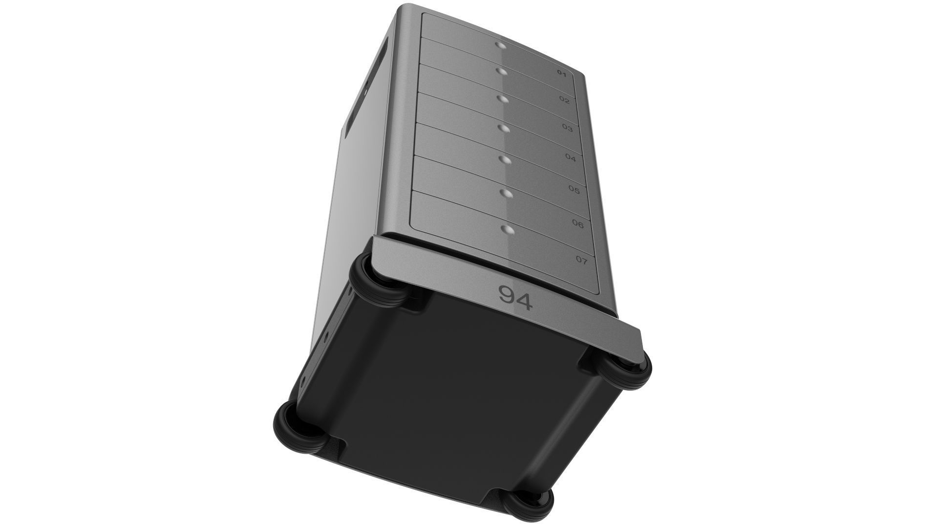 Generic Delivery Robot 01 7 Drawers 3D model_10