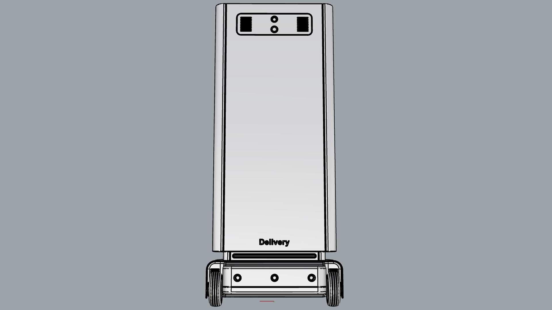 Generic Delivery Robot 01 7 Drawers 3D model_17