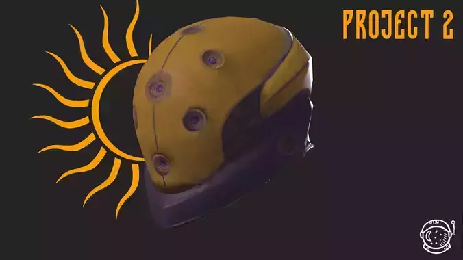 Project 2 - Sunny Dust  Low-poly 3D model