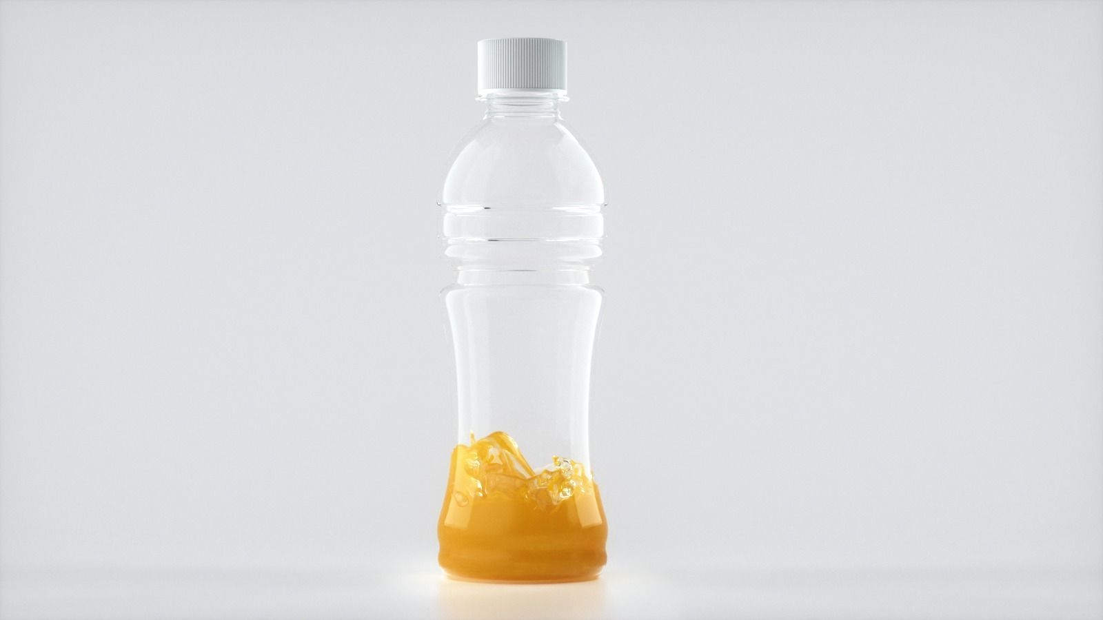 Bottle Juice Splash Animated 3D model_3