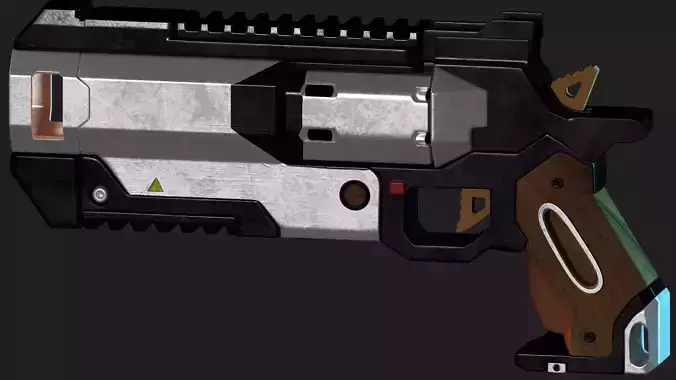 Wingman highpoly gun