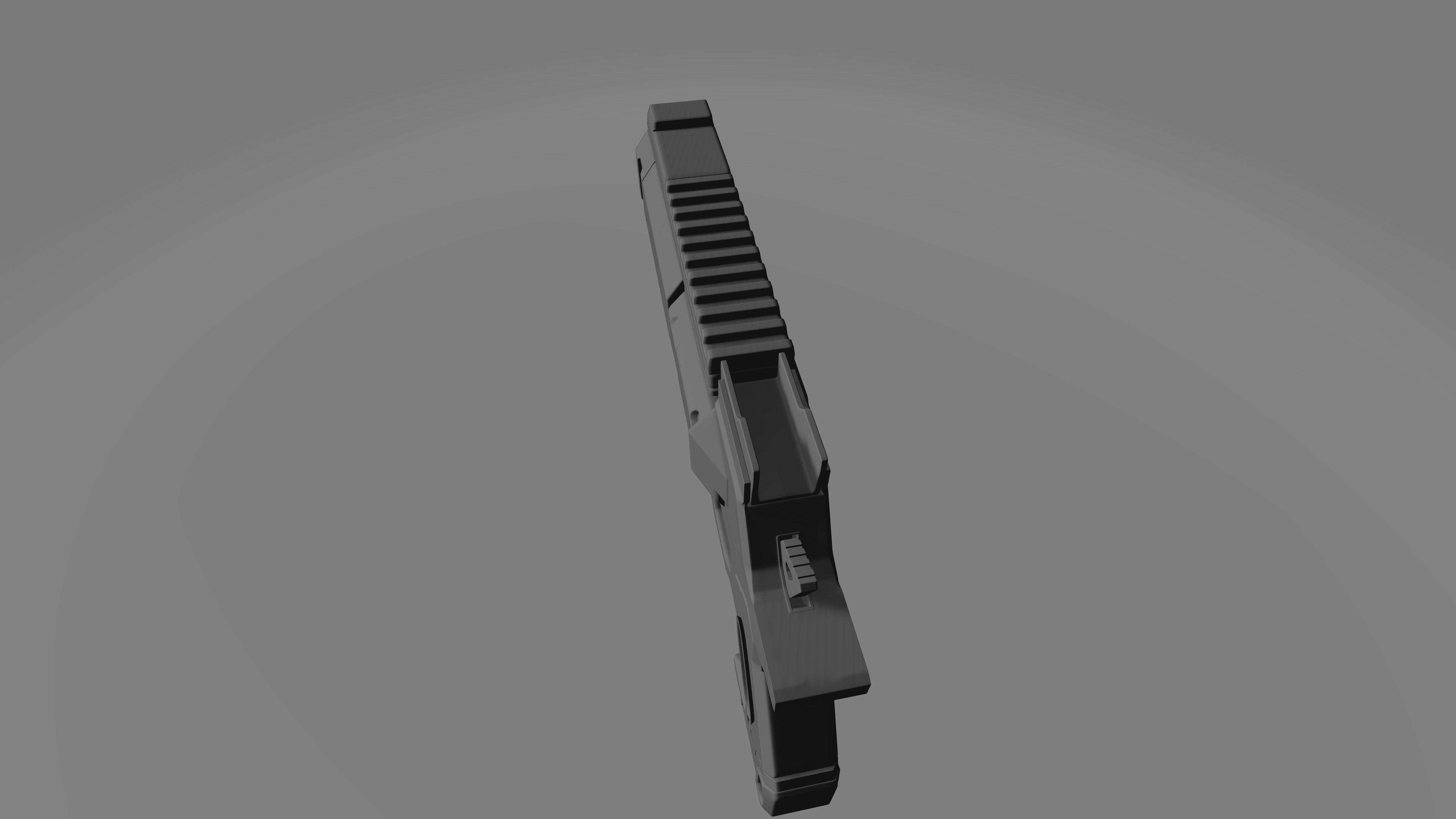 Wingman highpoly gun 3D model_2
