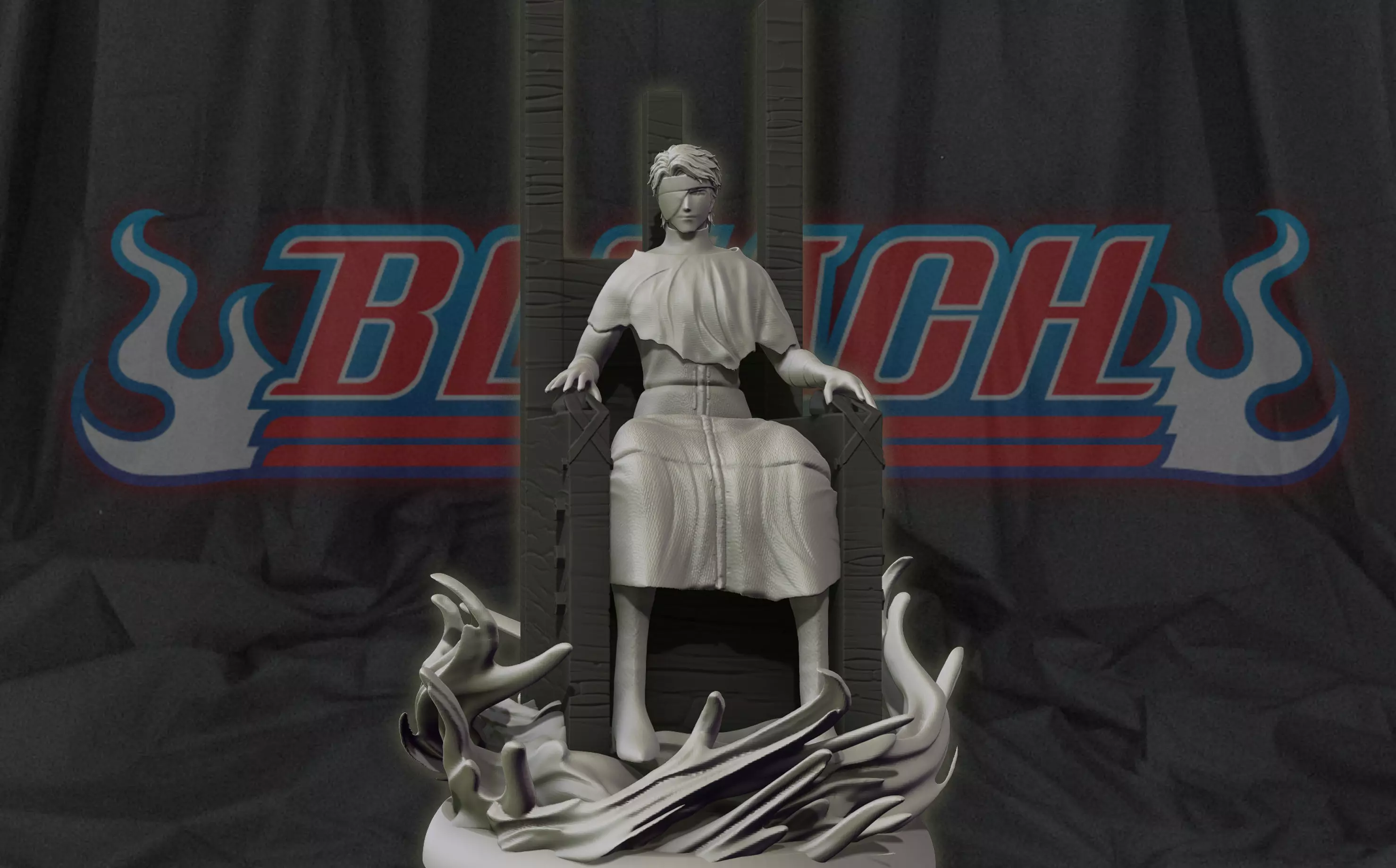 Sosuke Aizen - Bleach 3d print statue figurine 3D print model