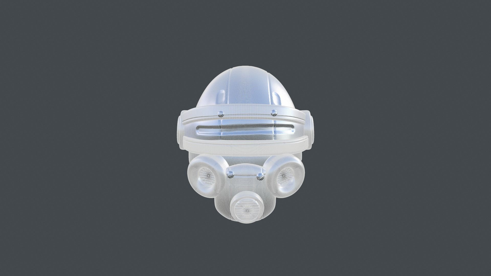 helmet high poly sculpt 3d printable ver 7 3D model 3D model_7