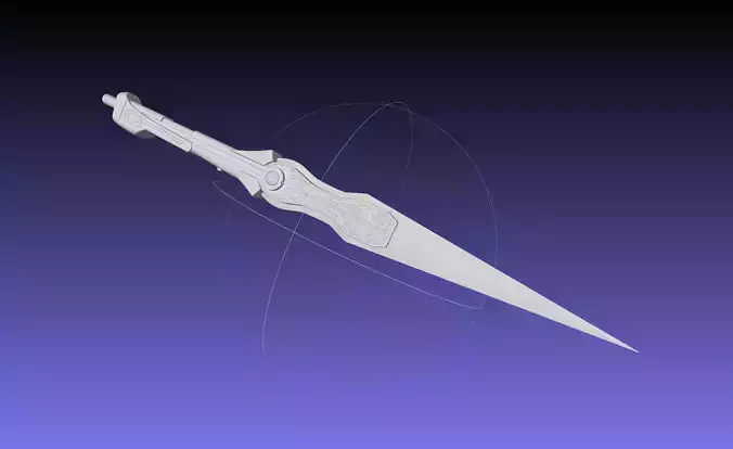 RWBY Pyrrha Nikos Spear Printable Assembly 3D print model