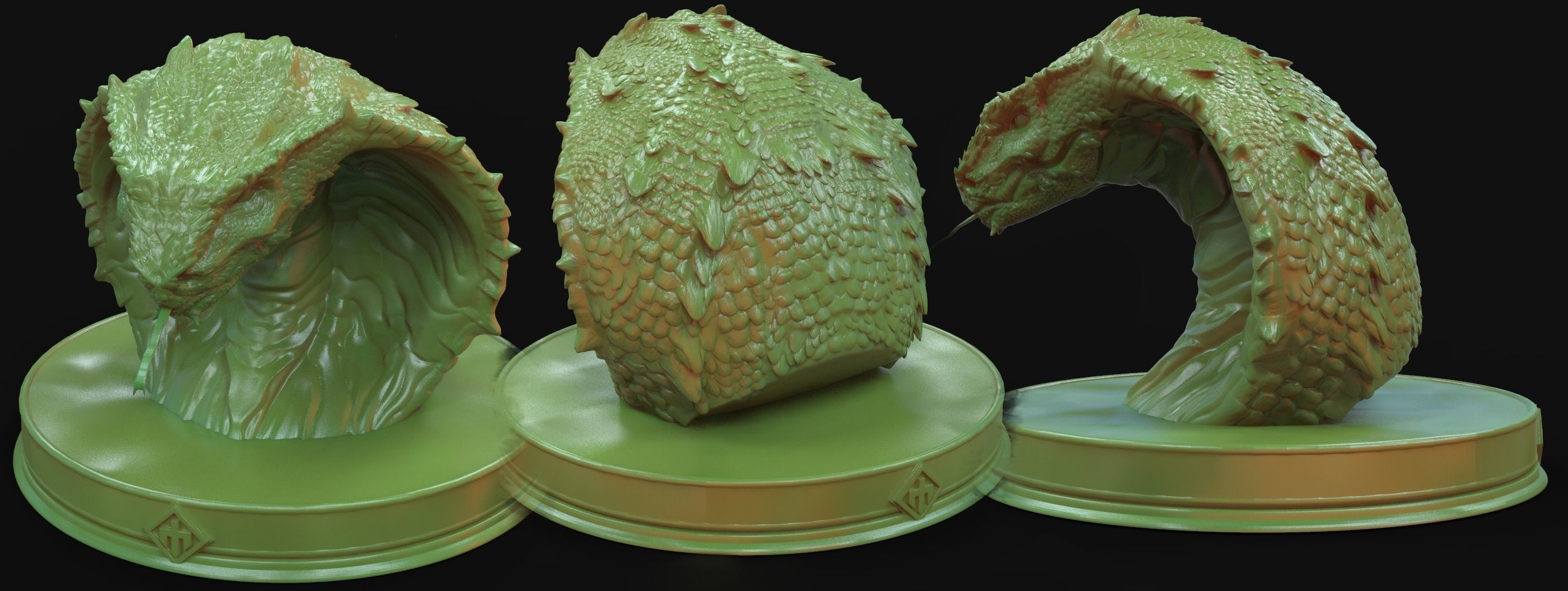 Cobra Head 3D model_2